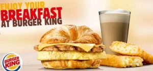 Burger King Breakfast Menu With Combo Meals and Pricing