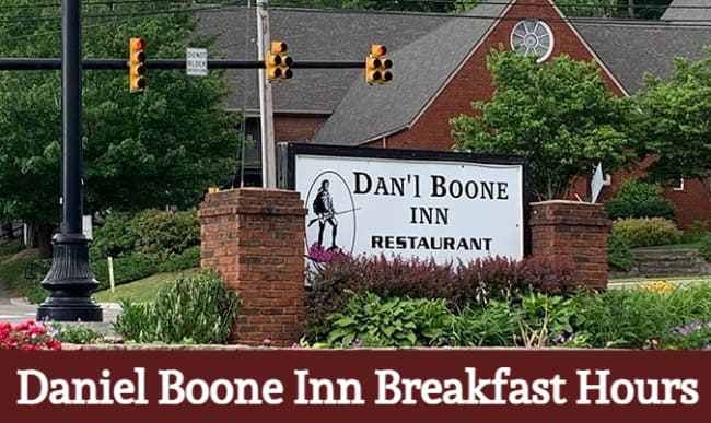 daniel boone inn breakfast hours